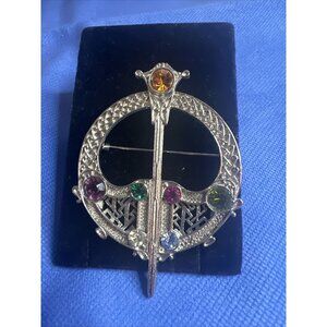 Vintage‎ Celtic Kilt Scottish Brooch Pin